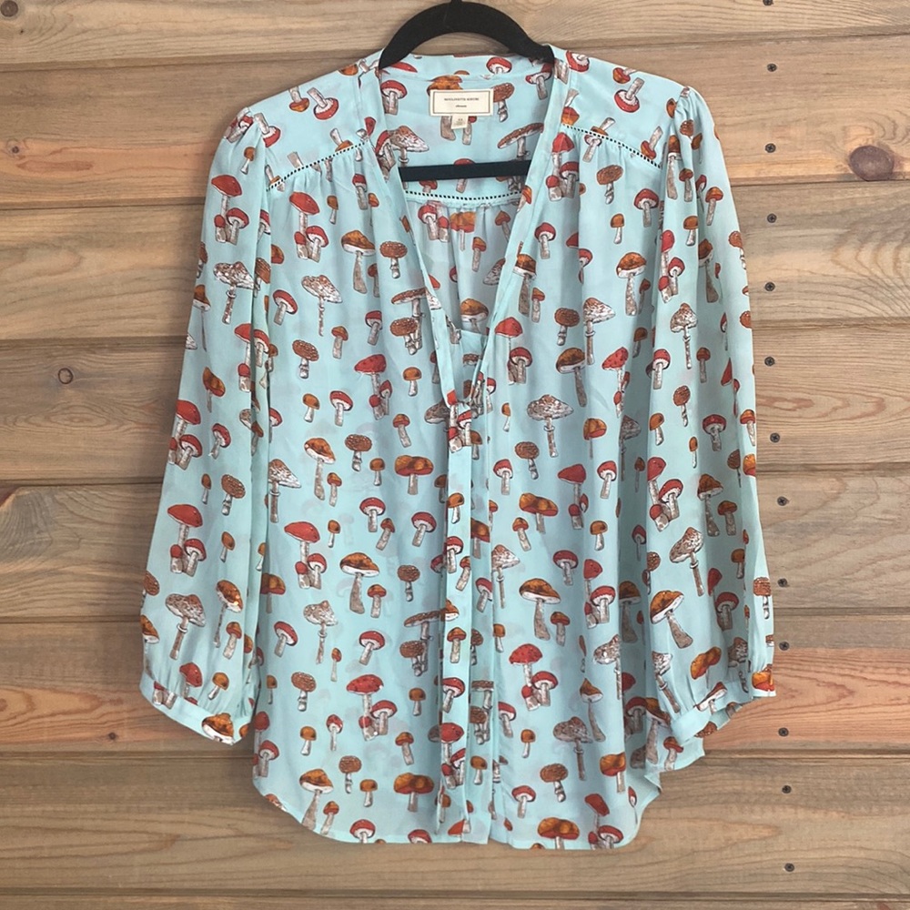 Moulinette Soeurs mushroom blouse